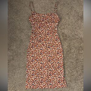 BCBGMaxAzria Colorful Mosaic Midi Dress